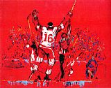 Red Goal by Leroy Neiman